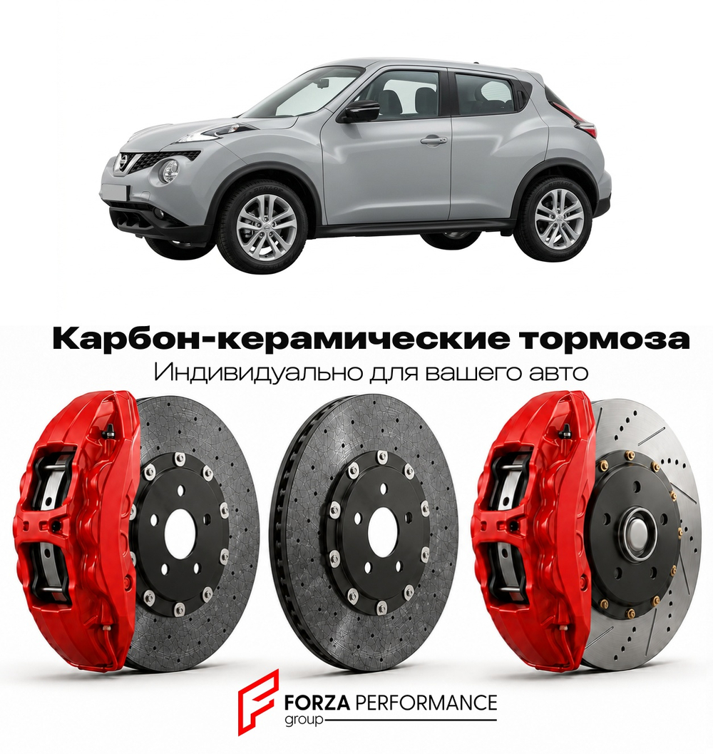 Карбон-керамическая тормозная система для Nissan Juke I F15 2010-2019 Ниссан