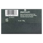 Zion Health, Кусковое мыло с древней глиной, активированный уголь, 170 г (6 унций)