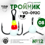 Тройник "Капля" Vido Craft VD-092C (BN) №12 (10шт/уп)