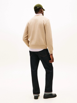 Свитшот Tommy Hilfiger Arch Logo Flex Fleece Coastal Taupe