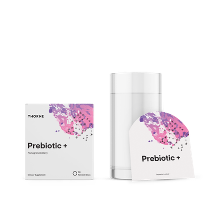 Thorne Research, Пребиотик+, Prebiotic+, 30 питательных дисков
