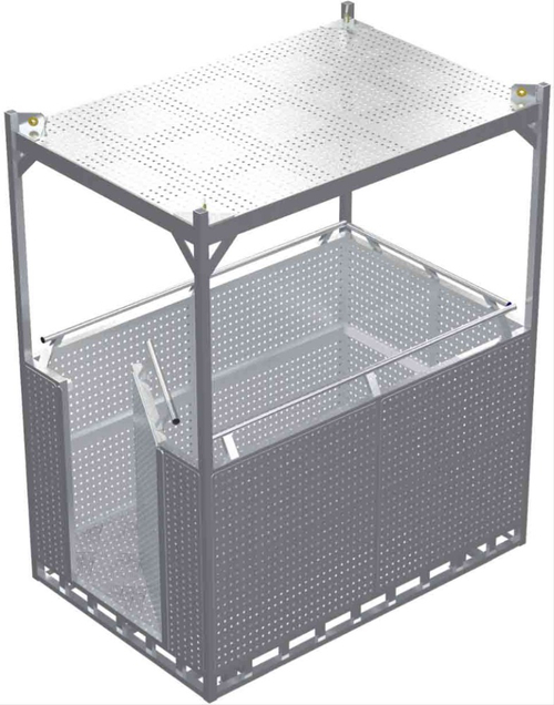 Люлька подвесная алюминиевая MEGAL ЛПА - 4/1