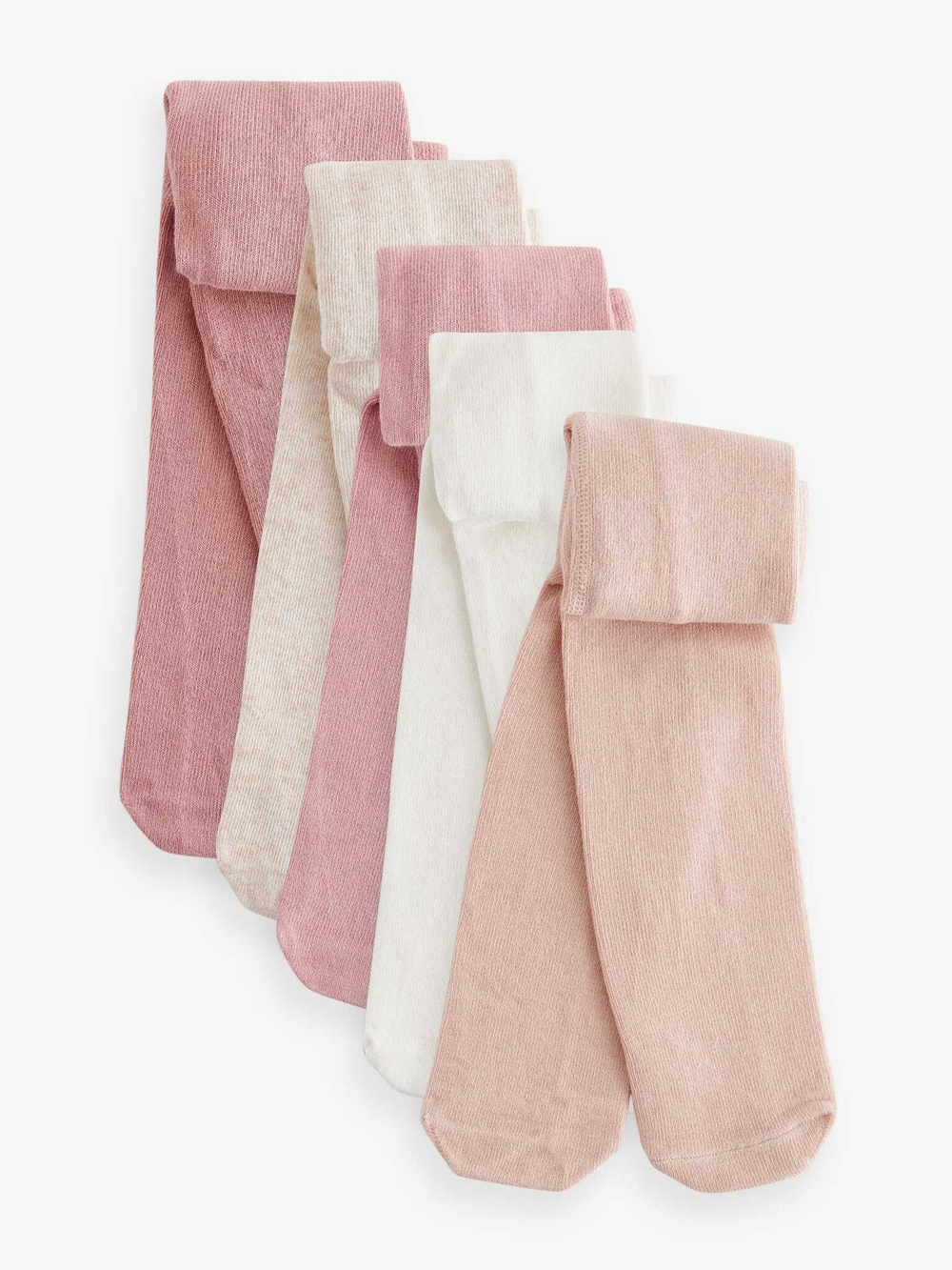Колготки для малышей Next K84-720, 5 шт., Бежевый, Розовый