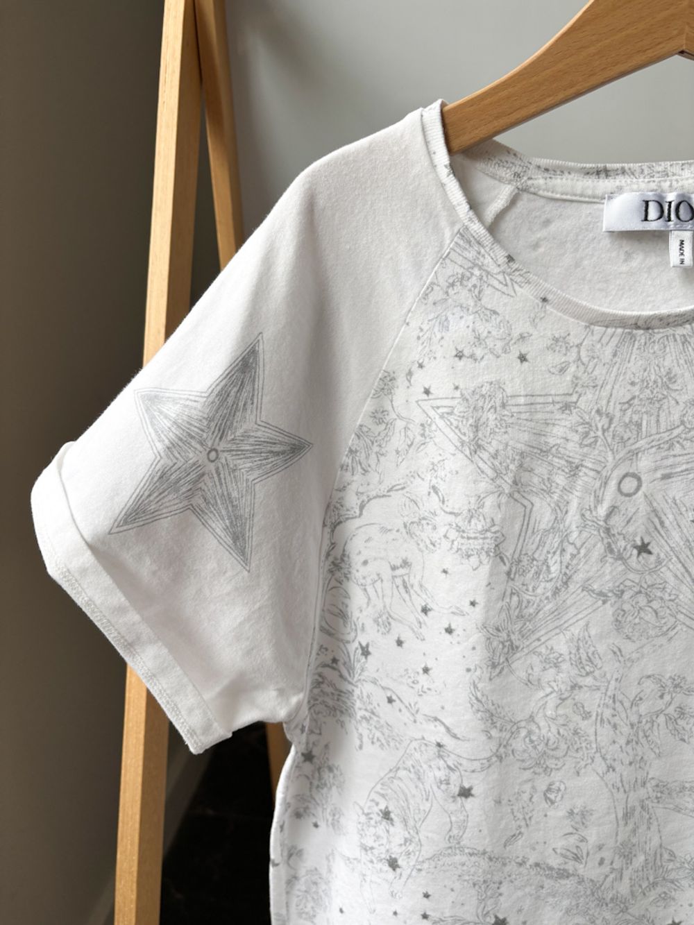 Хлопковая футболка Dior , 140