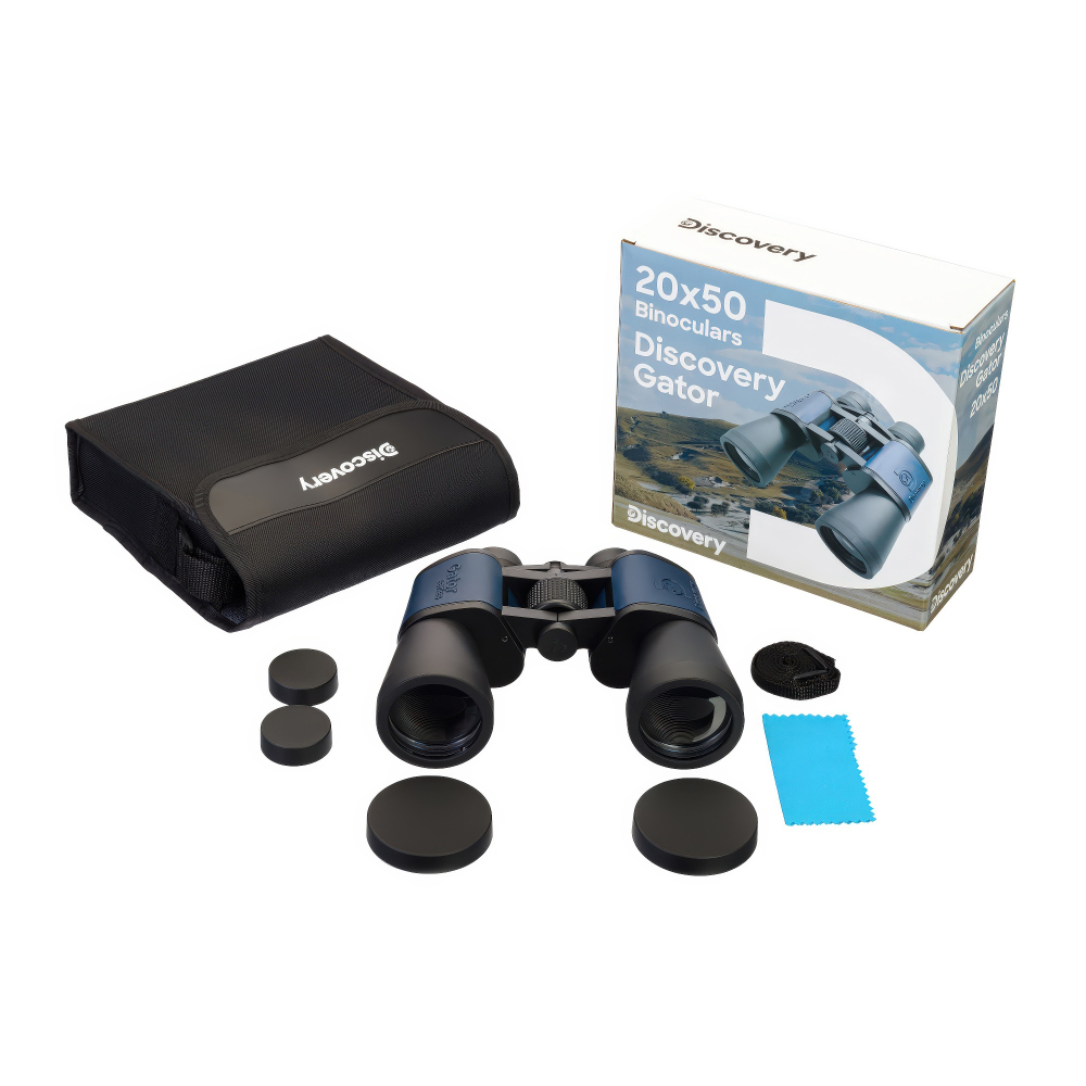 Бинокль Discovery Gator 20x50 - Комплект поставки