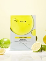 Anua Осветляющая тканевая маска с экстрактом зелёного лимона Vitamin C Blemish Serum Mask 25 мл