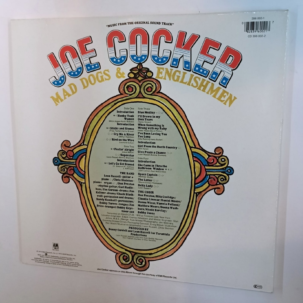 Joe Cocker Mad Dogs, Englishmen (Europe 1985)
