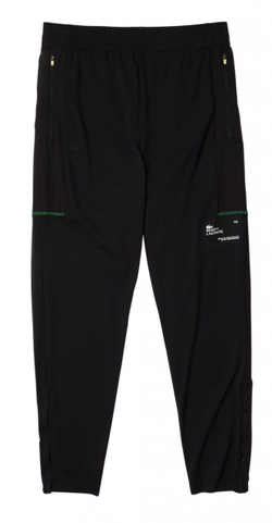 Мужские теннисные штаны Lacoste SPORT Men Zip Pockets Tapered Tracksuit Trousers - черный