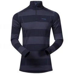 Фуфайка мужская с длинным рукавом и высоким воротом на молнии Bergans Fjellrapp Half Zip 1958