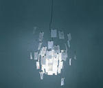 Pendant design lamp  Zettel'z by Ingo Maurer by Ingo Maurer (White)