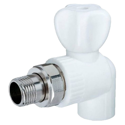 Кран РОСТерм PPR для радиатора угловой 25х3/4 НР