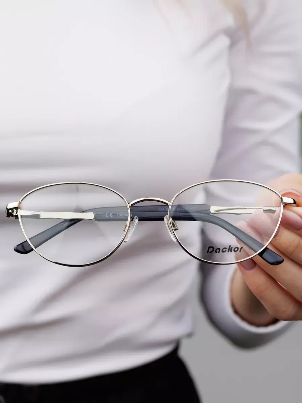 Оправа для очков для зрения металлическая брендовая