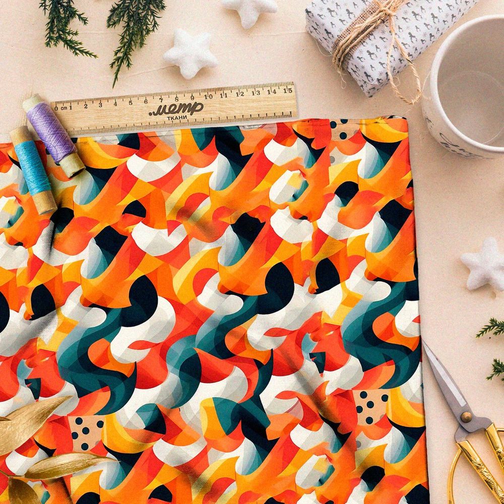 Ткань премиум таффета ретро вдохновение