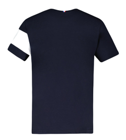 Мужская теннисная футболка Le Coq Sportif BAT Tee Short Sleeve N°2 SS23 - небесный