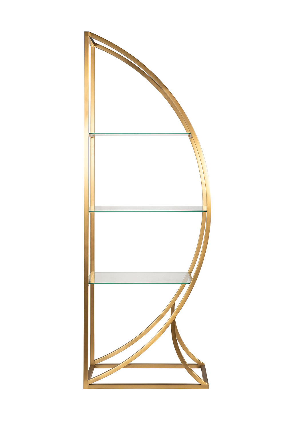 Стеллаж 71х48х202см Garda Decor Полусфера матовое золото