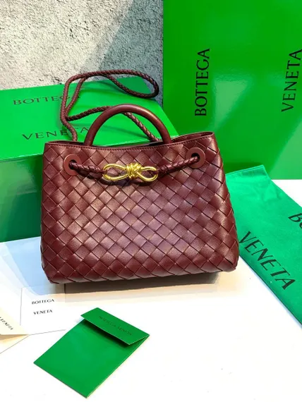 Сумка Bottega Veneta Andiamo бароло