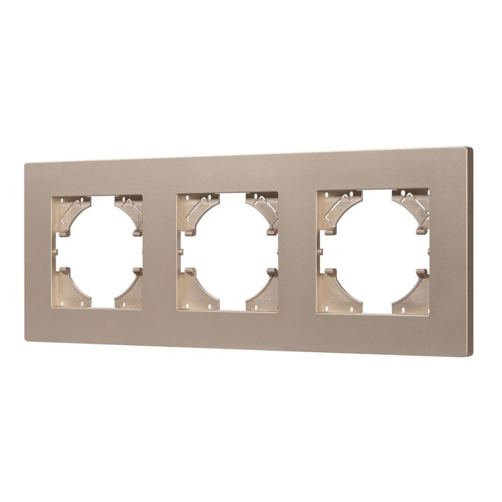 Рамка пластиковая FRM-PERIO-PL-3-GD Arlight 049757