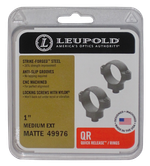 Кольца Leupold QR быстросъемные с выносом 25,4мм средние
