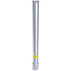 Коронка алмазная Hilberg Laser 4T 1 1/4 UNC 42x450мм (HD703)