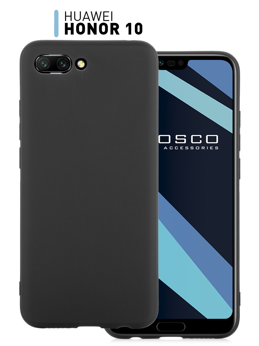 Чехол ROSCO для Honor 10;Honor 10 Premium оптом (арт. HW-H10-COLOURFUL-BLACK)