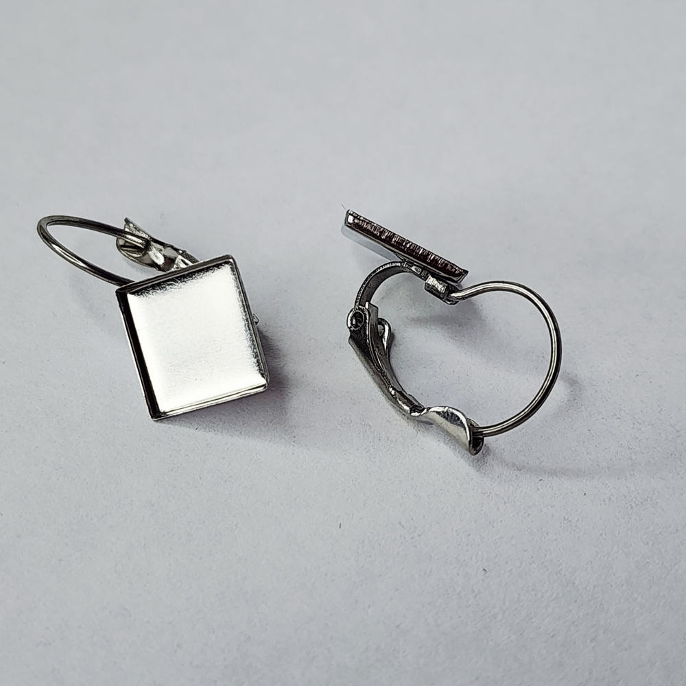 Швензы сталь, французский замок, под вклейку, для квадрата 10мм с плоским основанием