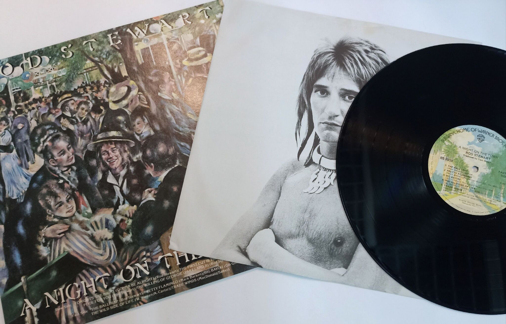 Винтажная виниловая пластинка LP Rod Stewart A Night On The Town (USA 1976)