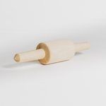 Деревянная узбекская скалка ДЖУА для раскатывания теста из сибирского кедра. RP1