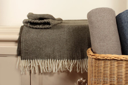 Элитный плед -покрывало Tweed бежевый от Luxberry фото