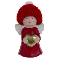 GAEM Фигурка декоративная "Дед Мороз/Ребенок/Ангел" (блок 24шт), L4,5 W3 H8 см, 9в.