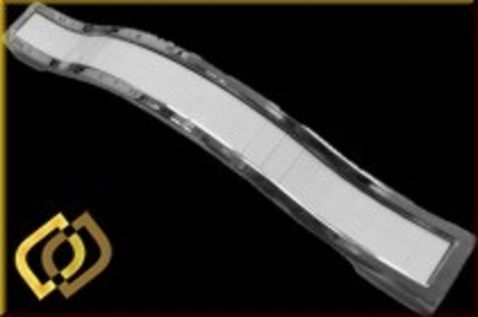 Ручка-скоба L-224мм Хром + Белый 5135 DV