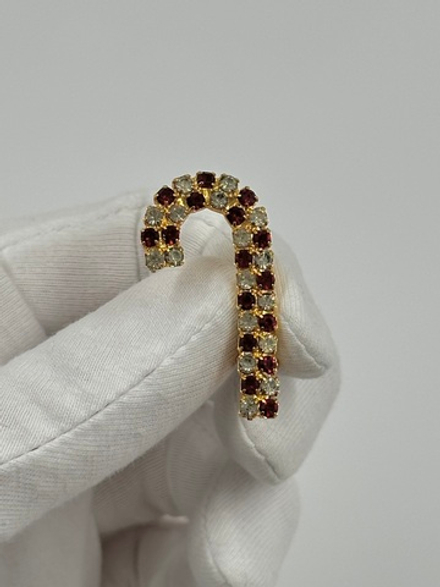 Брошь Карамельная трость