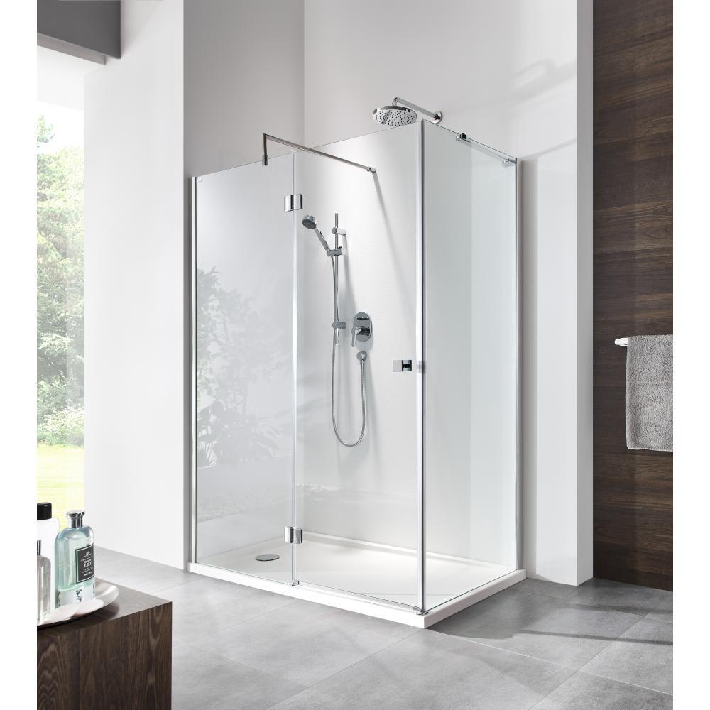 Душевое ограждение Roca Metropolis, дверь распашная 90X195 см, прозрачное стекло, профиль хром 7MP3409012M
