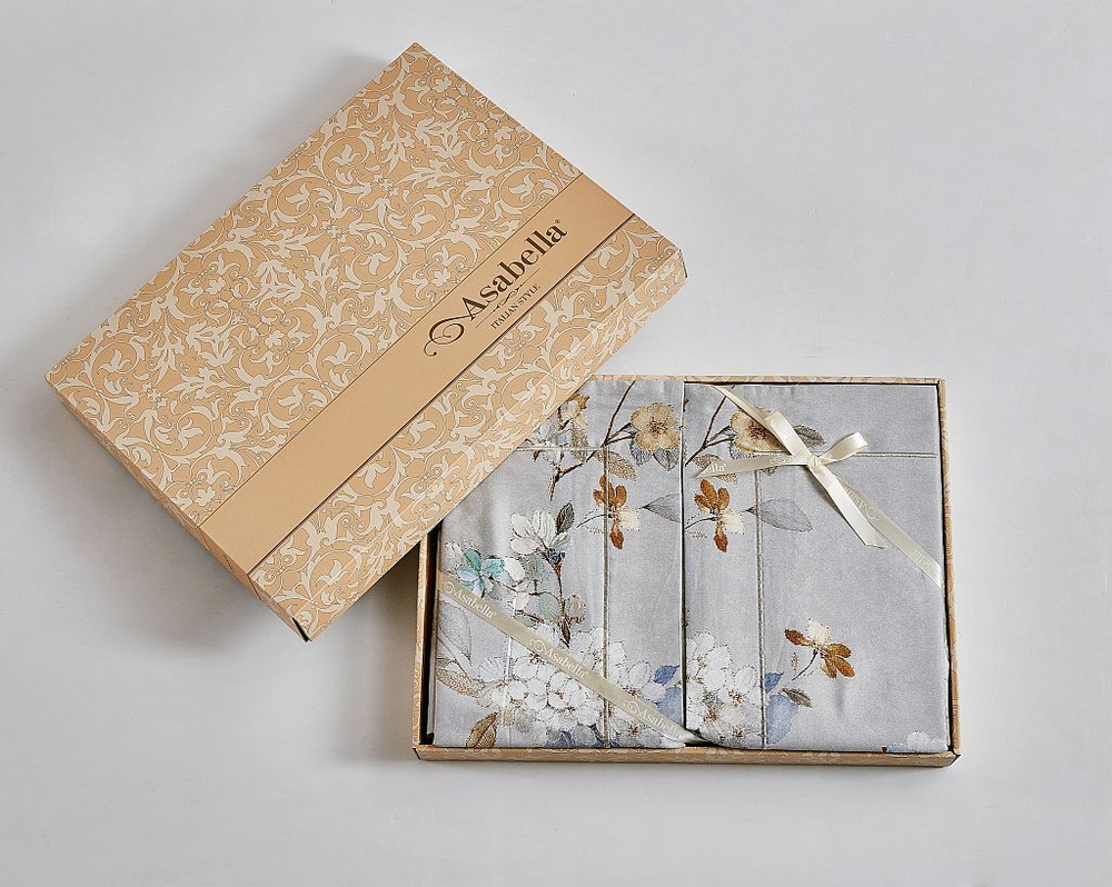 Постельное белье 2 спальное евро Asabella 2308-6