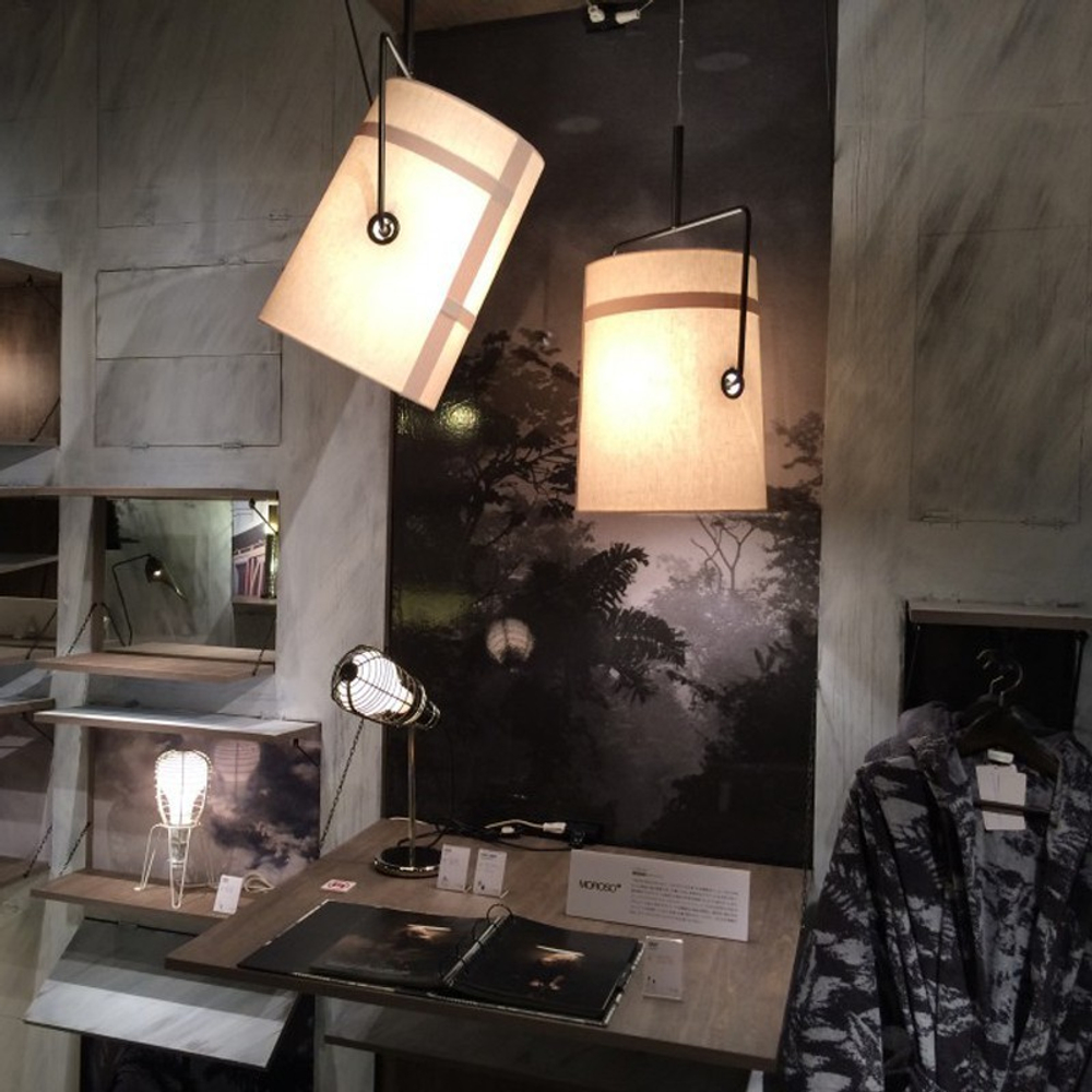 Подвесной дизайнерский светильник  Diesel Fork by Foscarini D18 (серый)