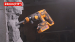 Аккумуляторный бесщеточный перфоратор SDS-Plus INGCO CRHLI212282 INDUSTRIAL 20 В 2 Дж 2x4 Ач