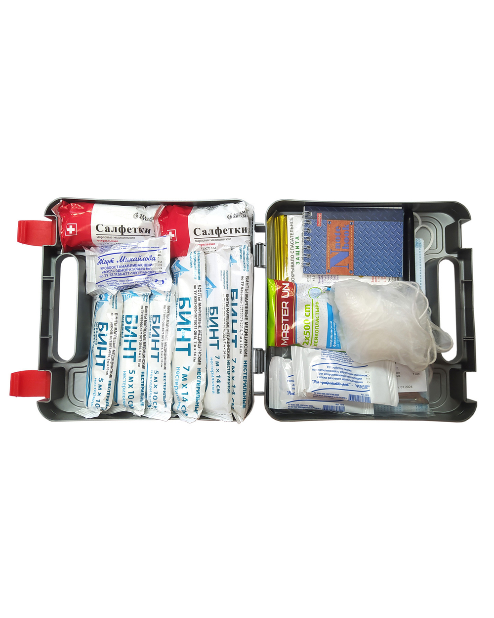 Аптечка ФЭСТ автомобильная Приказ 260н (футляр-полистирол), арт.3736 (х18)