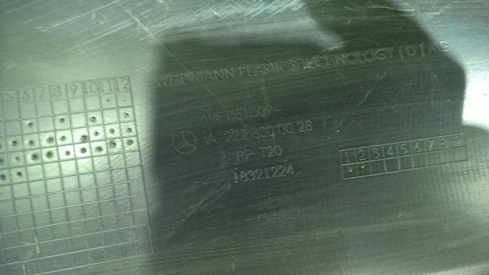 Жабо Mercedes S W222 C217 (2013-2020)