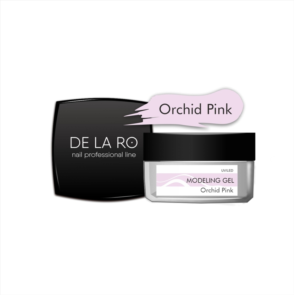 Delaro Моделирующий гель однофазный Orchid Pink - 15гр