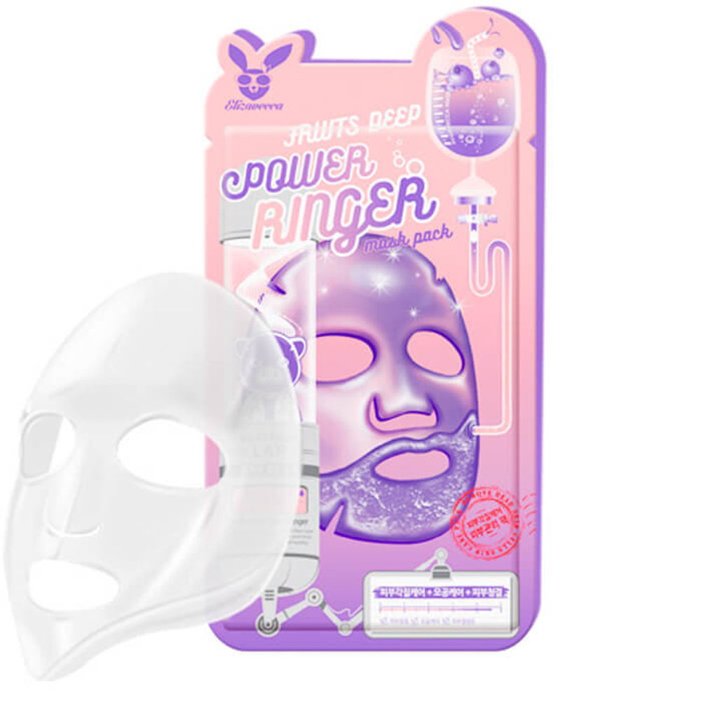 Маска для лица на тканевой основе Elizavecca Deep Power Ringer Mask Pack