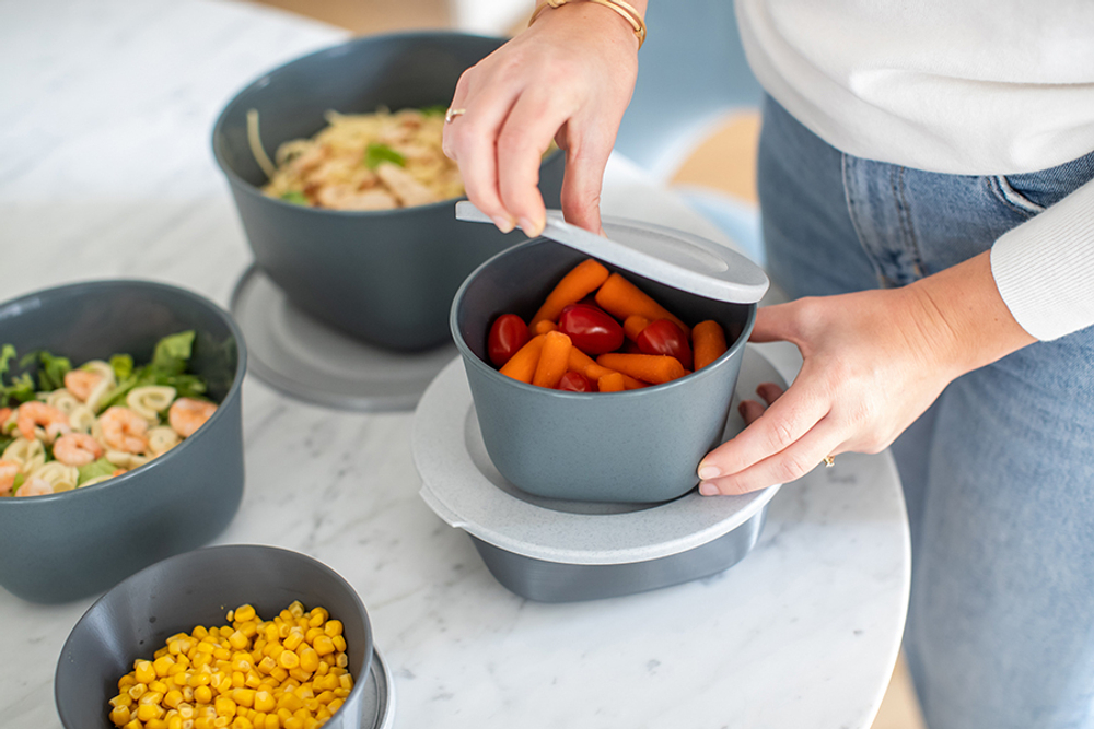 Контейнер для хранения connect, organic, 2 л, темно-серый