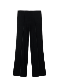 Брюки из бархата со строчками XNARA