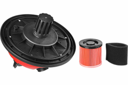 Строительный пылесос ЗУБР МАСТЕР модель М4-60, 60л, 1400Вт, сухая и влажная уборка, корпус из нержавеющей стали, розетка до 2000Вт ПУ-60-1400 М4