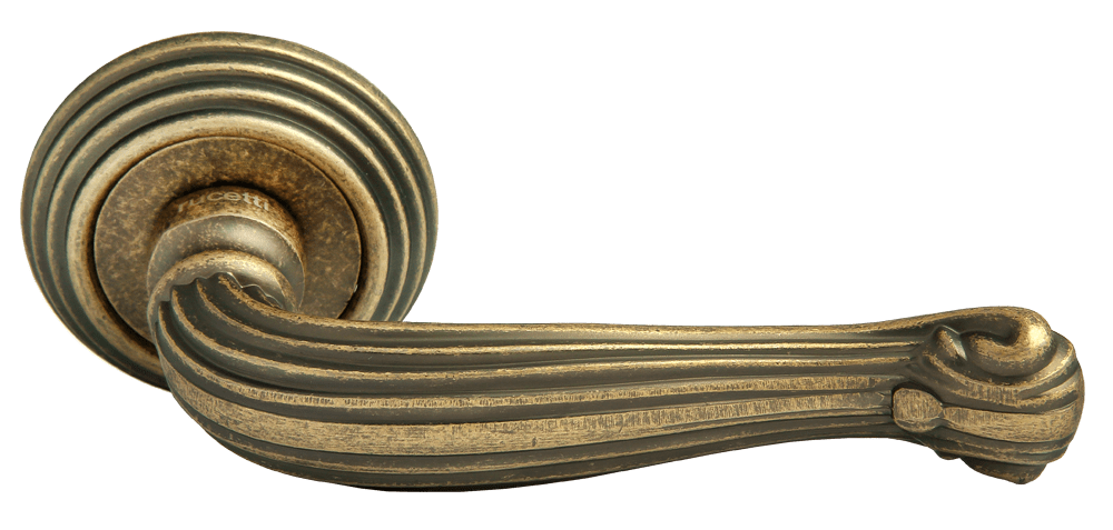 Дверные ручки Rucetti RAP-CLASSIC-L 4 OMB Цвет - старая античная бронза