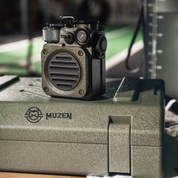 Беспроводная колонка Muzen Sticker красная