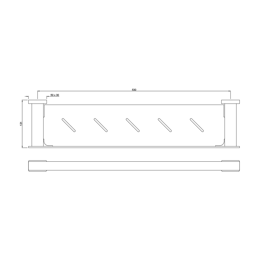 Полка для полотенец Artize QUA-CHR-61775