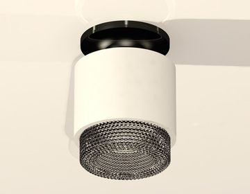 Комплект накладного светильника с композитным хрусталем 1*MR16 GU5.3 XS7510062 SWH/BK белый песок/тонированный (N7926, C7510, N7192)DIY System Complects Ambrella