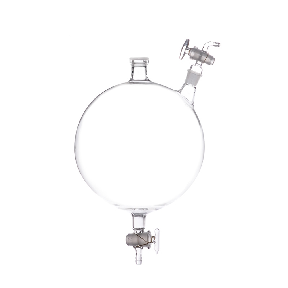 Реактор стеклянный лабораторный S212-100L с рубашкой, 100 л