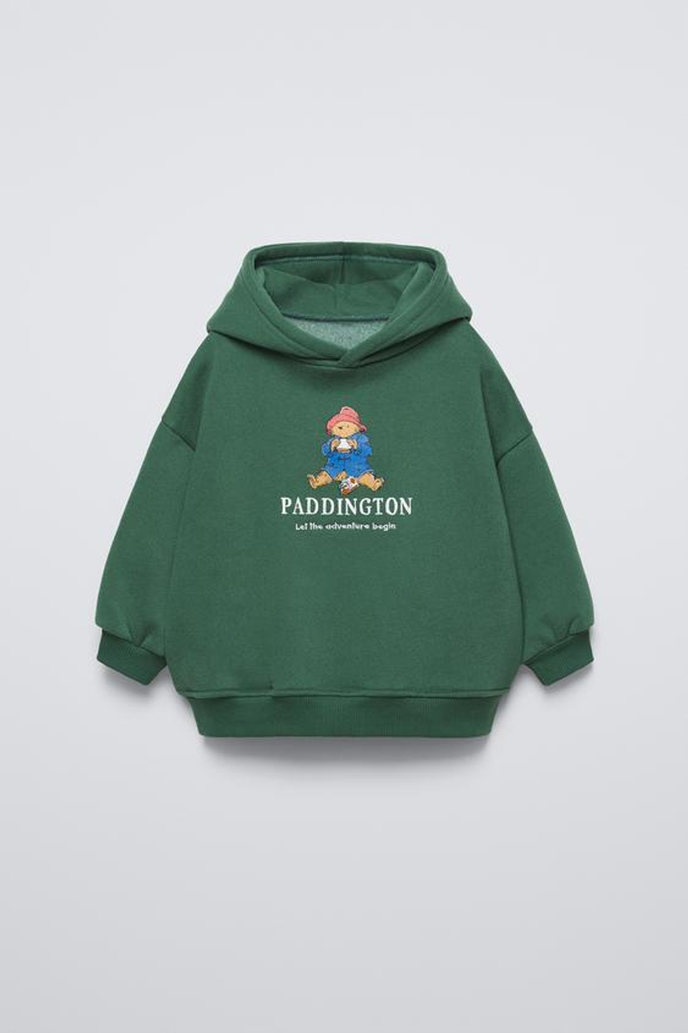 ZARA ХУДИ С ПРИНТОМ PADDINGTON ™, ЗЕЛЕНЫЙ