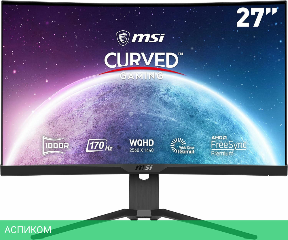 Монитор MSI G272CQP черный (9S6-3CC94T-021)