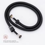 Гигиенический душ со смесителем встраиваемый с полкой и бумагодержателем Raglo R51.55.06, черный